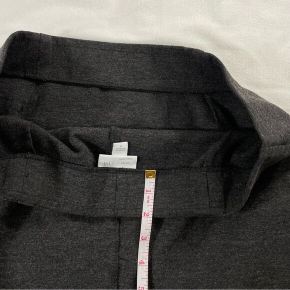 J. Jill Medium 33” Gray Pull-On Pencil Skirt Length- 4.5” Slit - Picture 7 of 11